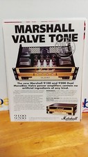MARSHALL 9100 9200  GUITAR AMPLIFIERS GUITAR  PRINT AD 11 X 8.  A7