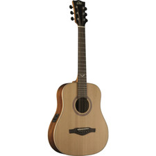 Eko Evo Mini Eq Guitar, Natural Inc Case