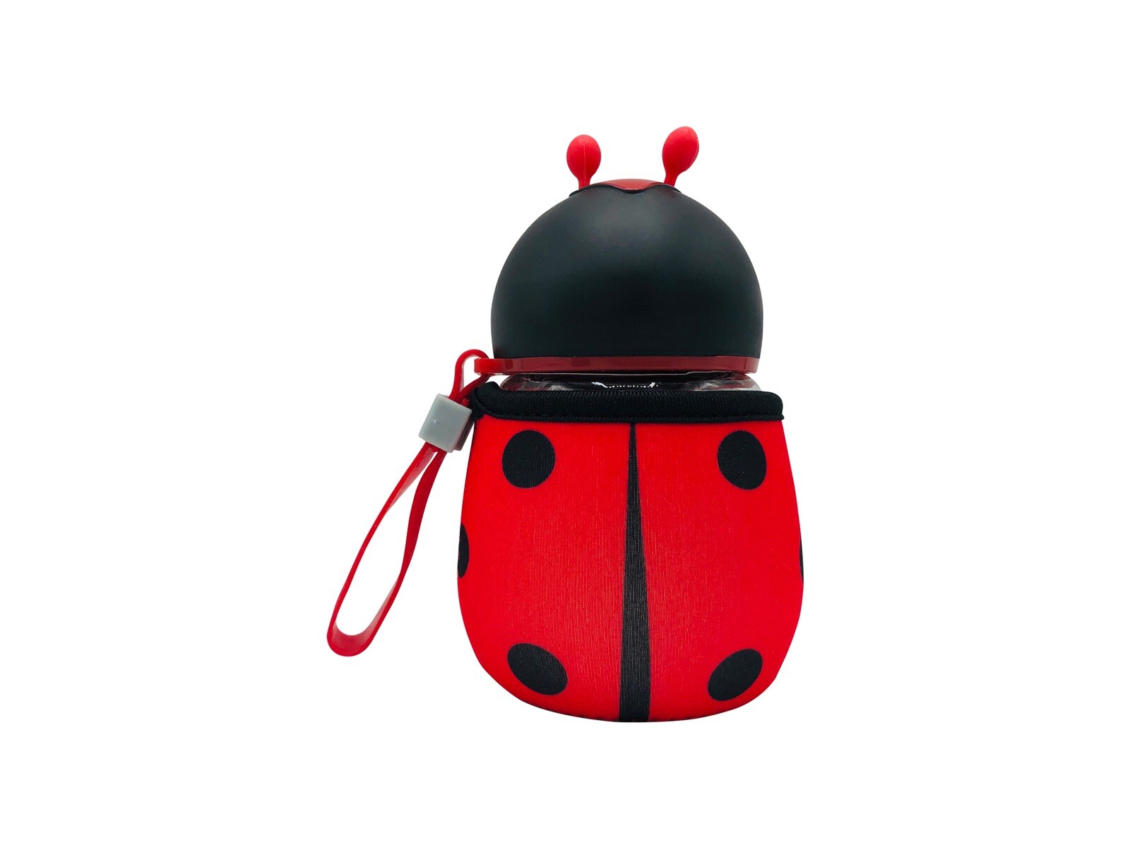 With Removable Sleeve - 10oz/300ml, Red Lady Bug