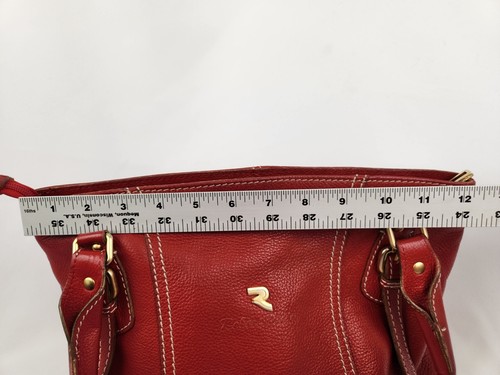 Designer purse Robert Pietri Red leather large handbag Shoulder Bag Leopard - Picture 11 of 19