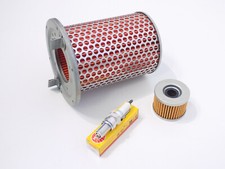 Wartungskit Honda FT 500 (PC07) ´82-83, Luftfilter Ölfilter Zündkerze