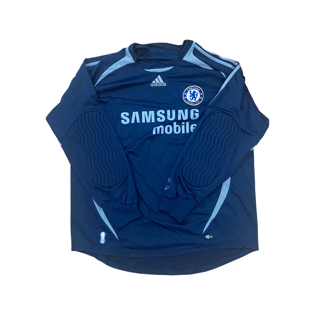 Chelsea adidas サッカーシャツ 青 adidas jersey chelsea shirt blue kit soccer size S | eBay
