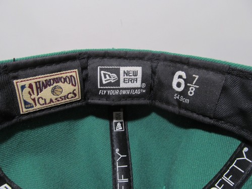 Cappello berretto Milwaukee Bucks NBA New Era Hardwood Classics taglia 6 7/8 verde e nero - Foto 4 di 6
