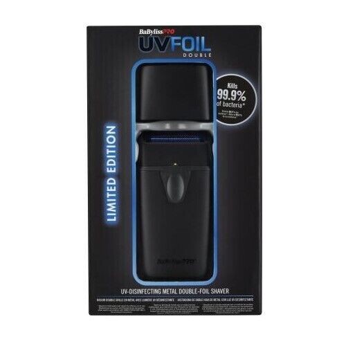 BaBylissPRO UVFOIL Matte Black UV DoubleFoil Shaver FXLFS2MB G1N