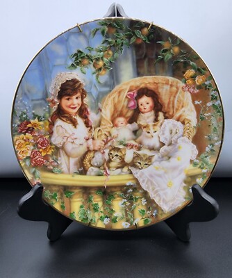Vintage Reco 1991 Limited edition ''Cats in the Cradle'' Collectors Plate No 417CC