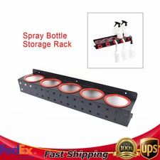Spray Bottle Holder Aerosol Can Storage Rack Wall Mounted For Storage Van Garage