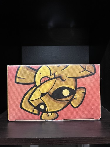SIGNED PINK TEETER Joe Ledbetter KIDROBOT Urban Vinyl DUNNY RABBIT Designer - Picture 5 of 6