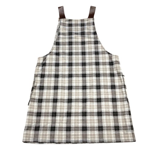 No Boundaries Plaid Jumper, Juniors XL (15-17), Faux Leather Straps, Pockets - Picture 7 of 12