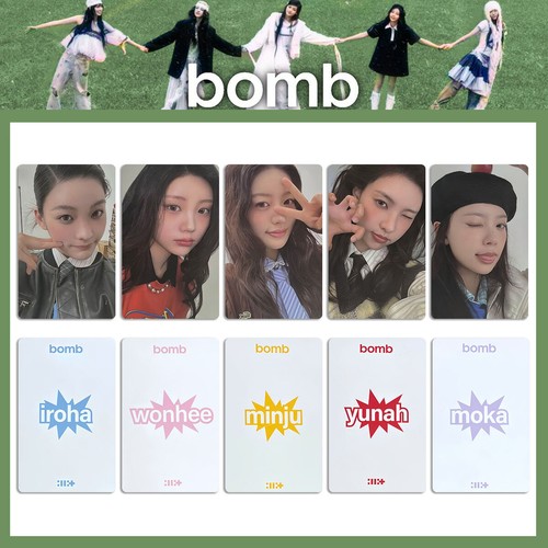 Juego de 5 tarjetas fotográficas hechas a sí mismas Kpop ILLIT bomba GLLIT WVS HMV. Tarjetas fotográficas - Imagen 6 de 9