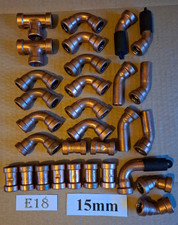 Pegler Yorkshire Copper Tectite Sprint Tee Elbow 15mm, 22mm, 28mm Fittings