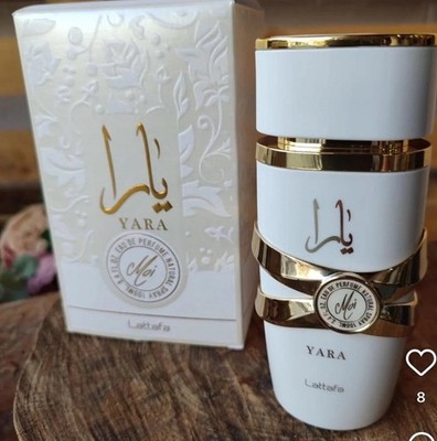 Lataffa Yara Moi, White, 3.4 oz., 100-ml, Women Eau De Parfume, Long lasting