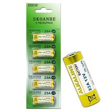 SKOANBE 5PCS 23A 12V Alkaline Battery A23 L1028 MN21 5 Count Pack of 1