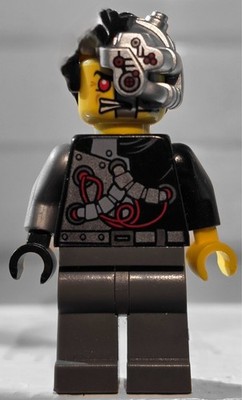 LEGO Minifigure- Cyrus Borg (OverBorg) Rebooted (njo0088) Ninjago Cyborg Attack