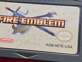 Fire Emblem Game Boy Advance Nintendo GBA Authentic Saves Strategy RPG Multiplay
