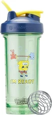 BlenderBottle Spongebob Shaker Bottle Pro Series Perfect for Protein Shakes and