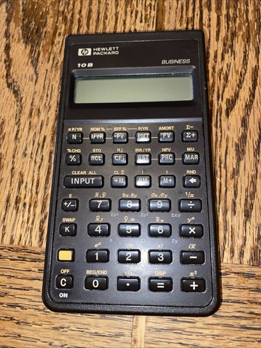 Vintage HP Hewlett Packard 10B Business wissenschaftlicher Taschenrechner 1987 funktioniert! OHNE Koffer - Bild 2 von 7