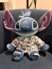 Build A Bear 12" STITCH PLUSH - Disney Lilo  Stitch Stuffed Animal - Stitch PJs