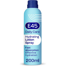 Image of E45 Hydrating Lotion Spray 200ml Normal to Dry Skin - Fast Absorbing Moisturiser