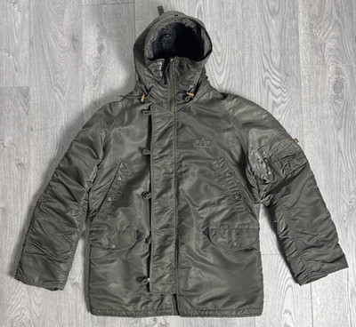 Alpha Industries n-3b Hooded Parka Jacke Herren Gr. M
