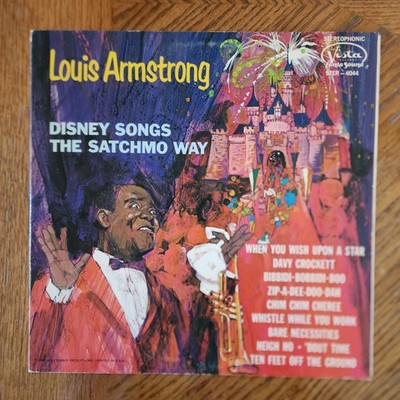 LOUIS ARMSTRONG / DISNEY SONGS THE SATCHMO WAY ~ '68 Buena Vista Album ~ NR MINT