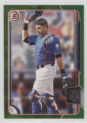 2015 Bowman Prospects Green 59/99 Kevin Plawecki #BP3 Rookie RC 1n1