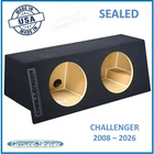 2008 - 2026 Dodge Challenger Dual Sealed Sub Box Subwoofer Enclosure Car Audio