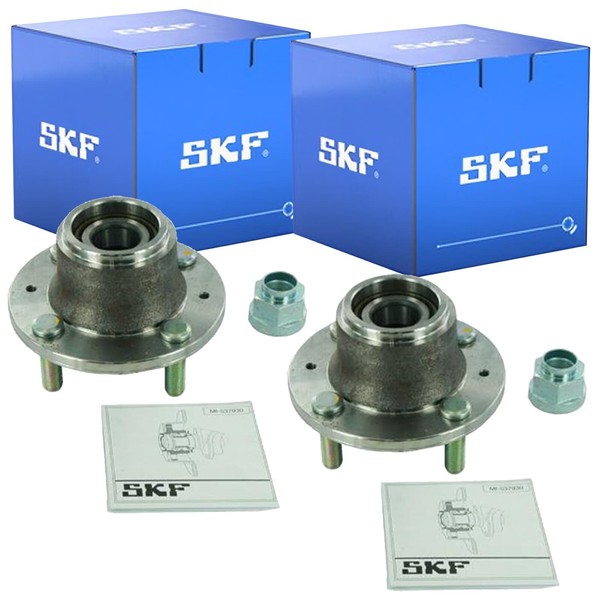 2X SKF RADLAGER-SATZ Radlager Satz Hinten Passend FüR Chevrolet Aveo Daewoo Kalo-image