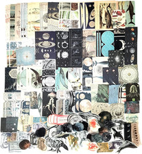 200 Pieces Vintage Ephemera Scrapbooking Supplies Pack for Journaling, Decoupage