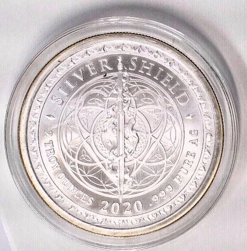 2020 2 oz Proof Death of the Dollar #16 End the War on Freedom - Silver  Shield