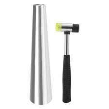 Bracelet Mandrel Bangle Sizer Shaping Rod Two Way Rubber Hammer DIY Jewelry