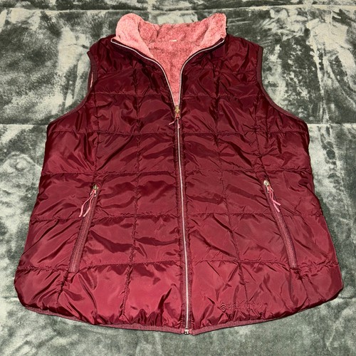 Free Country Dark Cherry gesteppte Wendeweste Damen Größe L rot/rosa - Bild 1 von 9
