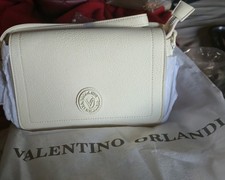 Valentino Orlandi Crossbody Off White Bag NWT & Drawstring Bag.