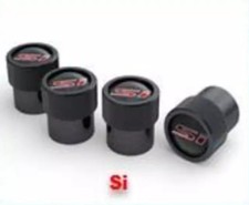 Genuine Honda Valve Stem Caps - Side - Black 08w48-pl4-100b