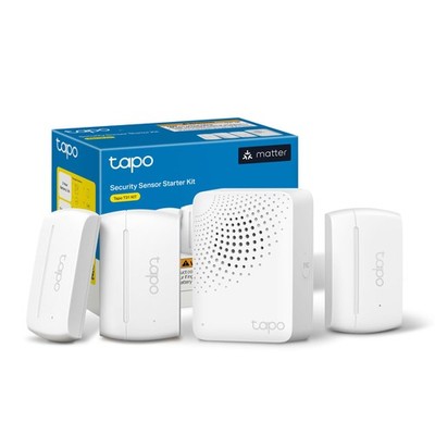 Tapo Door Sensor Starter KIT, Matter Compatible, 3X Smart 3-Pack, White