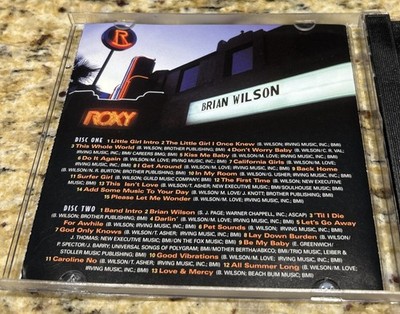 BRIAN WILSON LIVE AT THE ROXY THEATRE SIGNED RARE 2-CD SET 2000