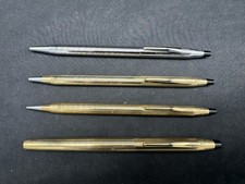 Lot of 4 Cross Pencil, Roller Ball  Ballpoint Pens