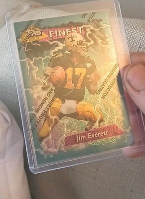 1995 Topps - Finest Boosters Jim Everett #173 Refractor