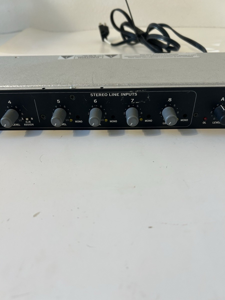 Rane MLM 82a Mic and Stereo Line Mixer MLM82A for sale online | eBay