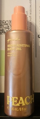 Victoria Secret Pink Highlighting Body Oil Peach