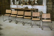 Ensemble de 6 chaises CESCA B32 de Marcel Breuer 1970's