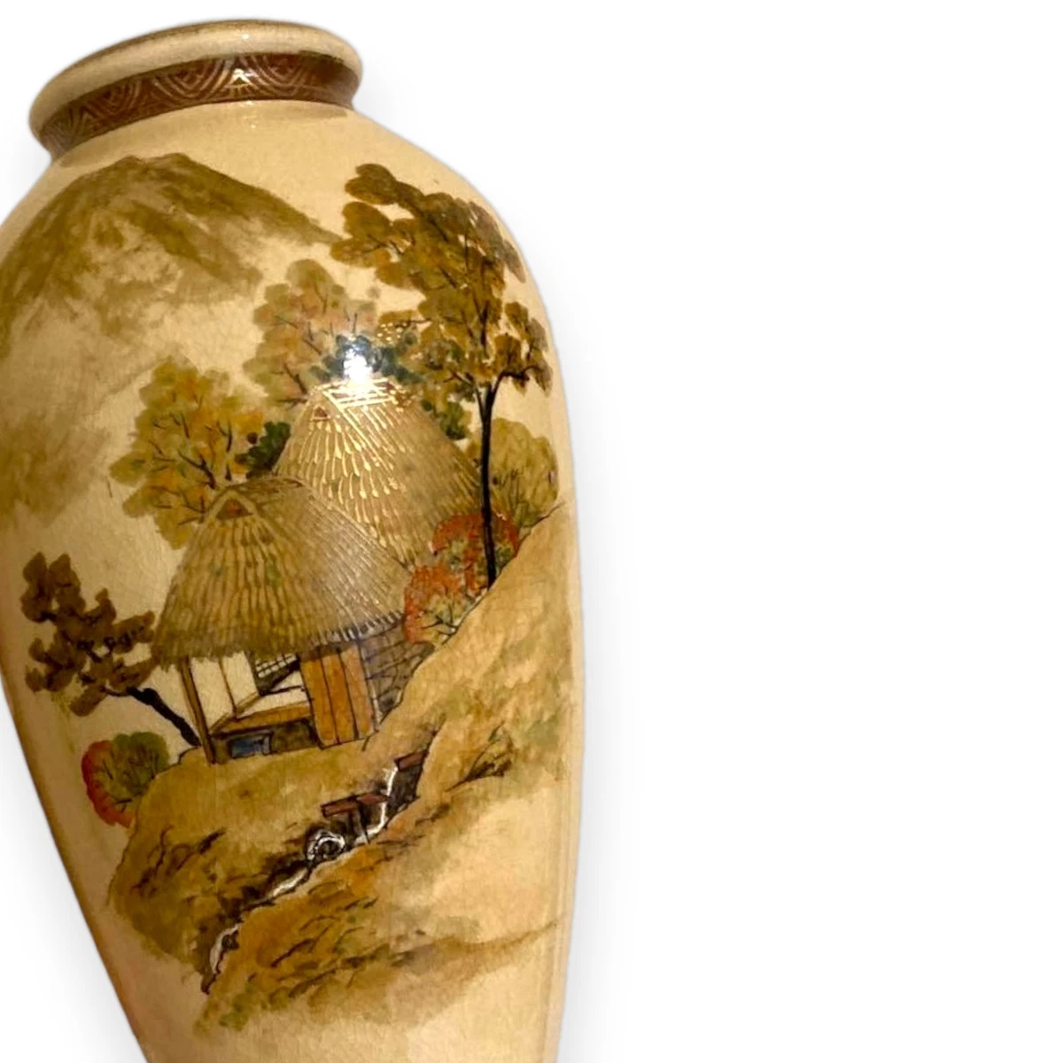 陶瓷多色后1940 年日本花瓶| eBay