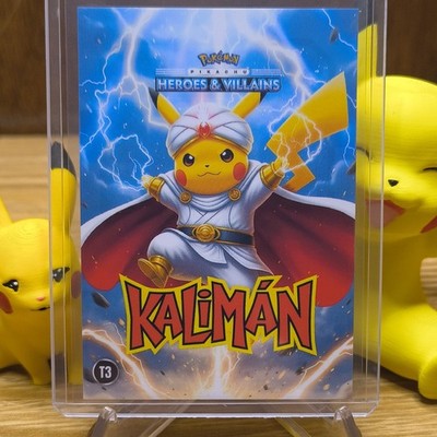 Pikachu Cosplay - Kalimán - Full Art - Heroes & Villains Flash Edition T3 - NM