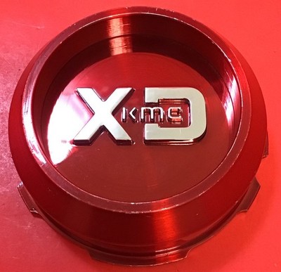 XD KMC Red/Chrome Custom Wheel Center Cap # T855 LCAP-5X127 /16163
