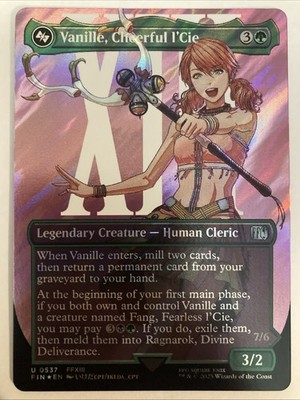 Vanille, Cheerful l'Cie (Borderless) (Surge Foil) U FINAL FANTASY 537 NM