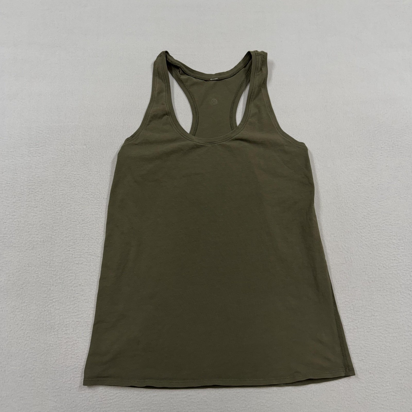 Lululemon Tank Top Womens Small Green Racerback Scoop Neck Lightweight Athletic