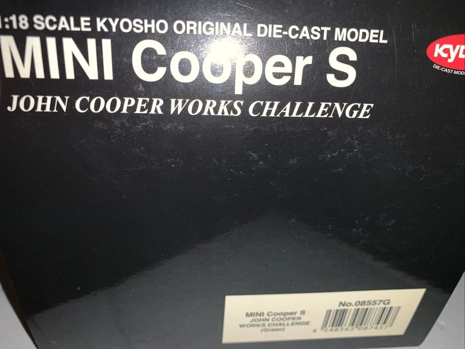 KYOSHO static model 1:18 Mini Cooper S 2001  R53 John Cooper Works Challenge - Immagine 2 di 4