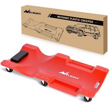 Nilight 40 Mechanic Plastic Creeper - 40 Inches Heavy Duty Shop Creeper Padded