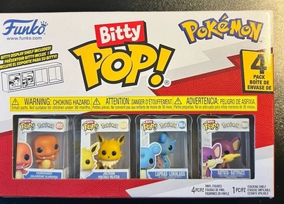 Pokémon 4x Minis Figur Set Pikachu Eevee Squirtle Bulbasaur Charmander NEU OVP 3