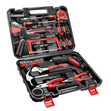 43 in 1 Household Tool Set with 3.6V USB Cordless Electric Screwdriver,Home T...