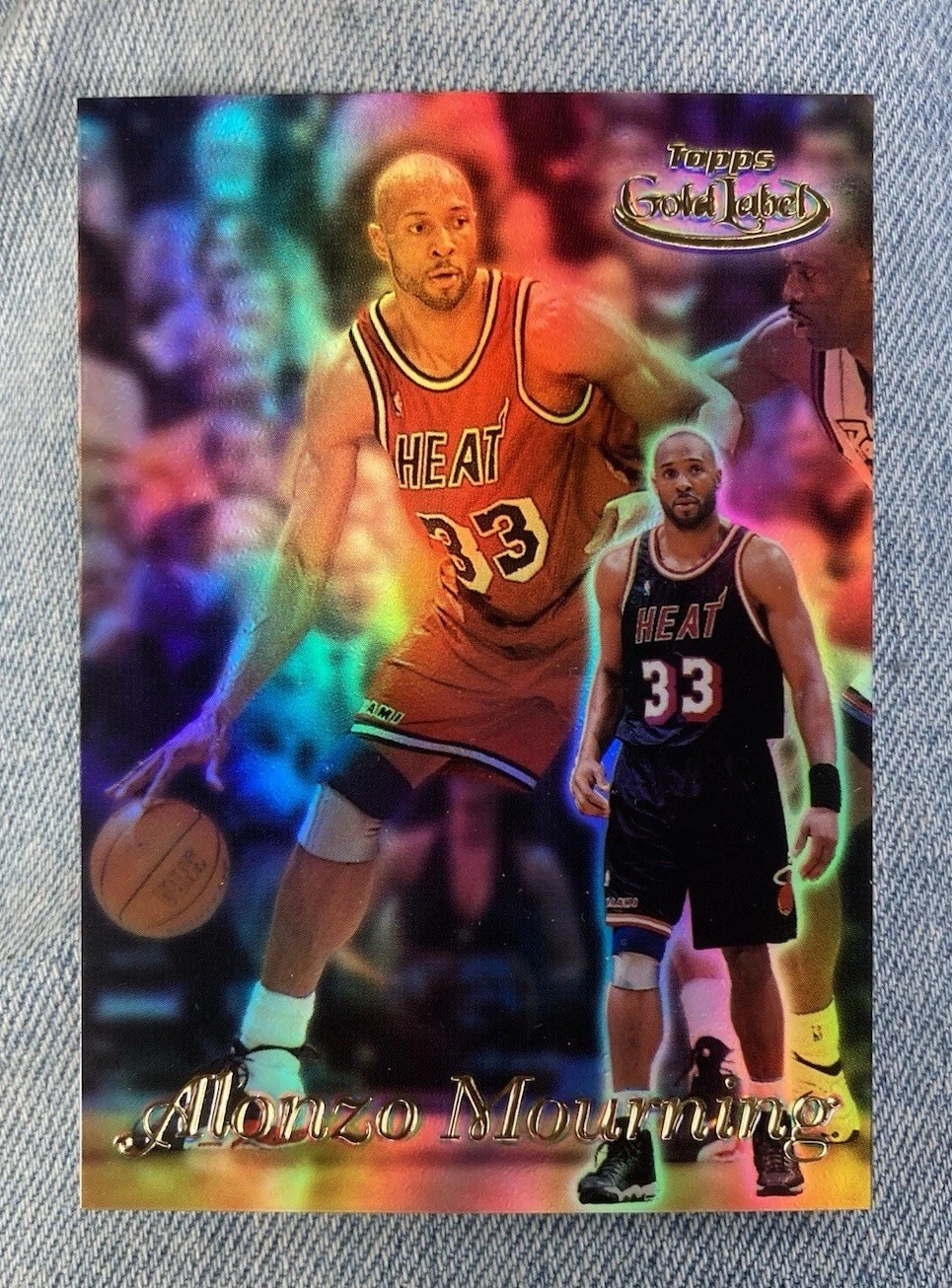 1999-00 Topps Gold Label Class 1 Alonzo Mourning Miami Heat #35